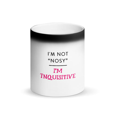 "Inquisitive" Black Magic Mug